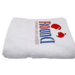 Round 10 Bath Towel - White